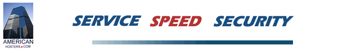 Specializing in small and medium sized business needs American Hosters provides professional hosting services to small and medium sized businesses. Serving customers from all over North America